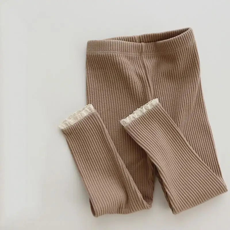 CosmiTots Ribbed Baby Leggings Cozy and Stylish