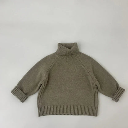 CosmiTots  Winter Cotton Turtleneck Sweater for Kids