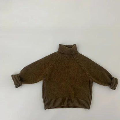 CosmiTots  Winter Cotton Turtleneck Sweater for Kids