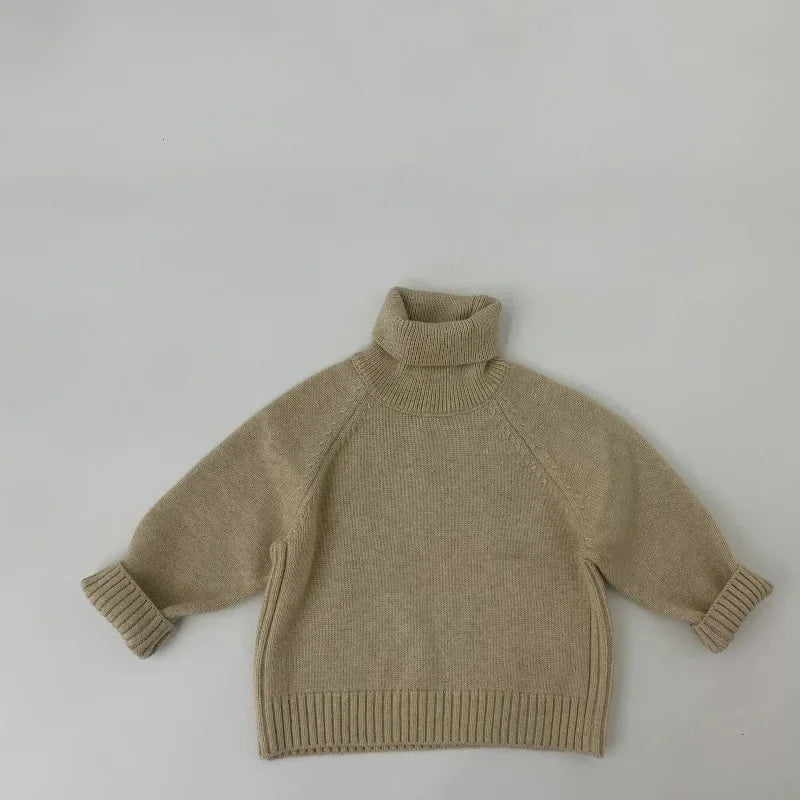 CosmiTots  Winter Cotton Turtleneck Sweater for Kids