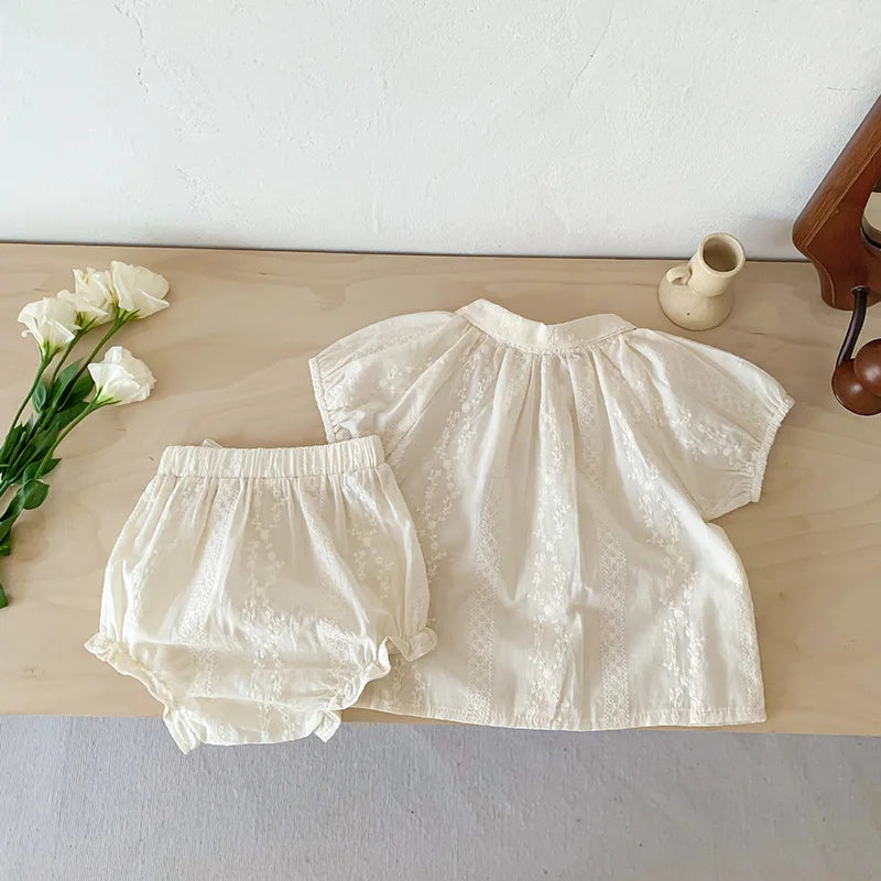 CosmiTots  Baby Girl Tee and Bloomer Set