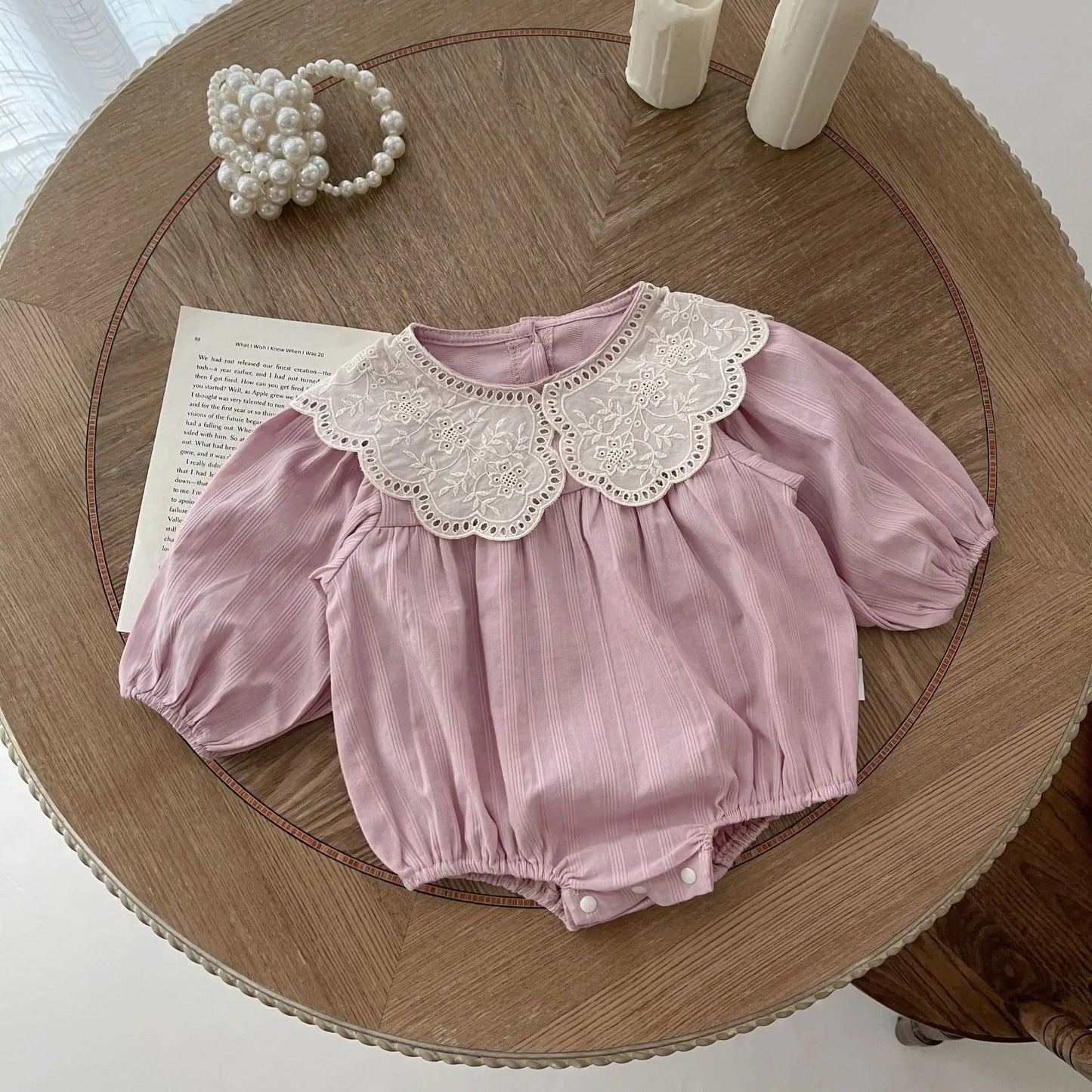 CosmiTots Floral Baby Bodysuit Soft Cotton Comfort