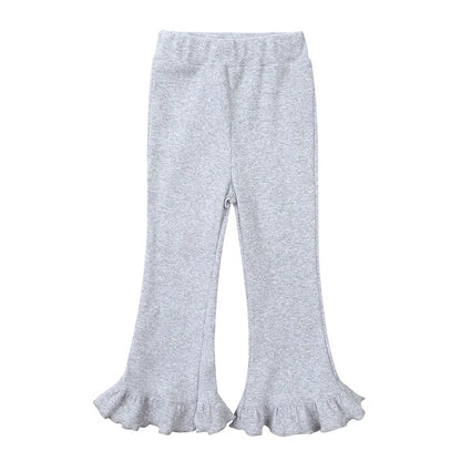 CosmiTots Ruffle Boot Cut Pants for Girls