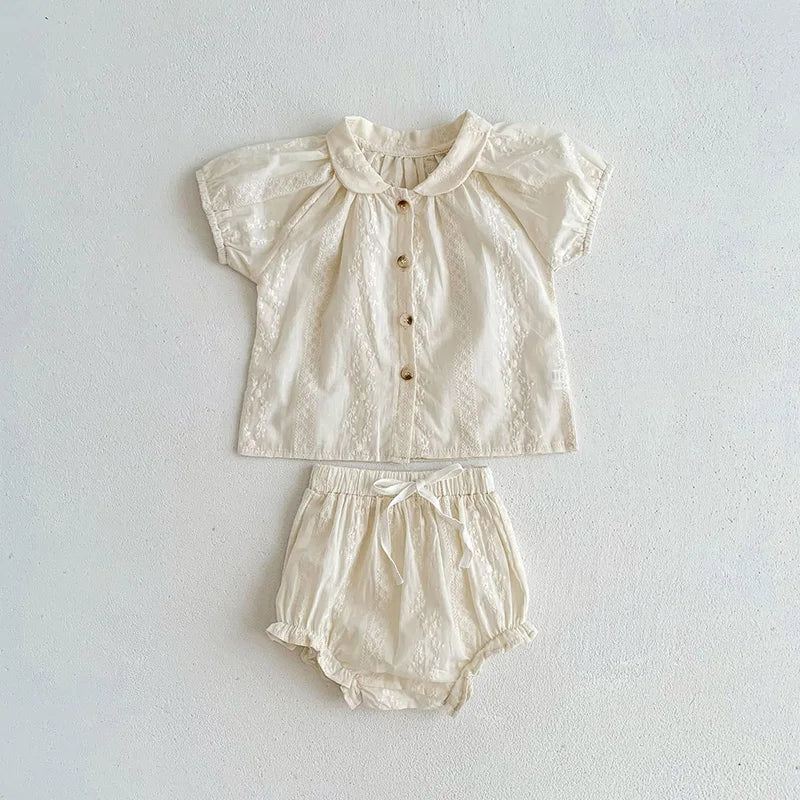 CosmiTots  Baby Girl Tee and Bloomer Set