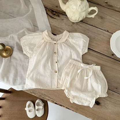 CosmiTots  Baby Girl Tee and Bloomer Set