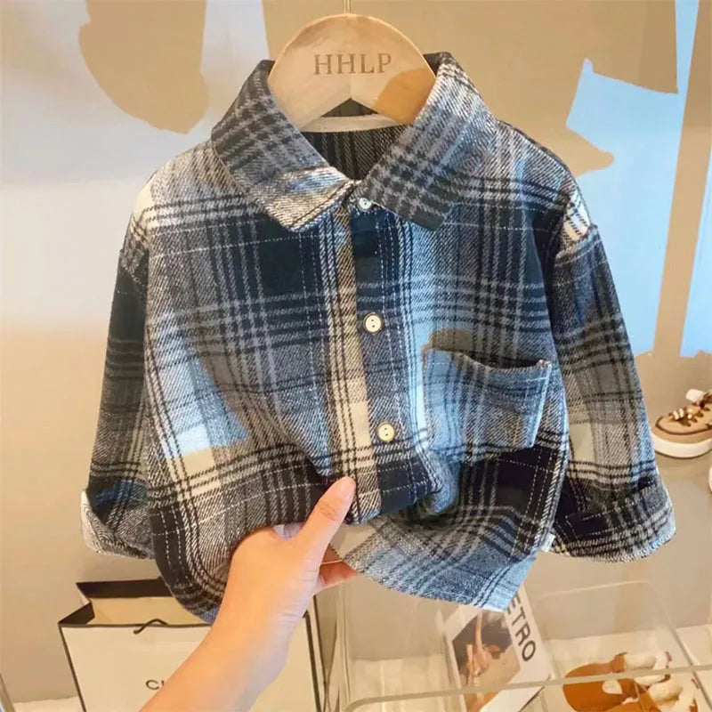 CosmiTots Vintage Plaid Shirt 2-7Y