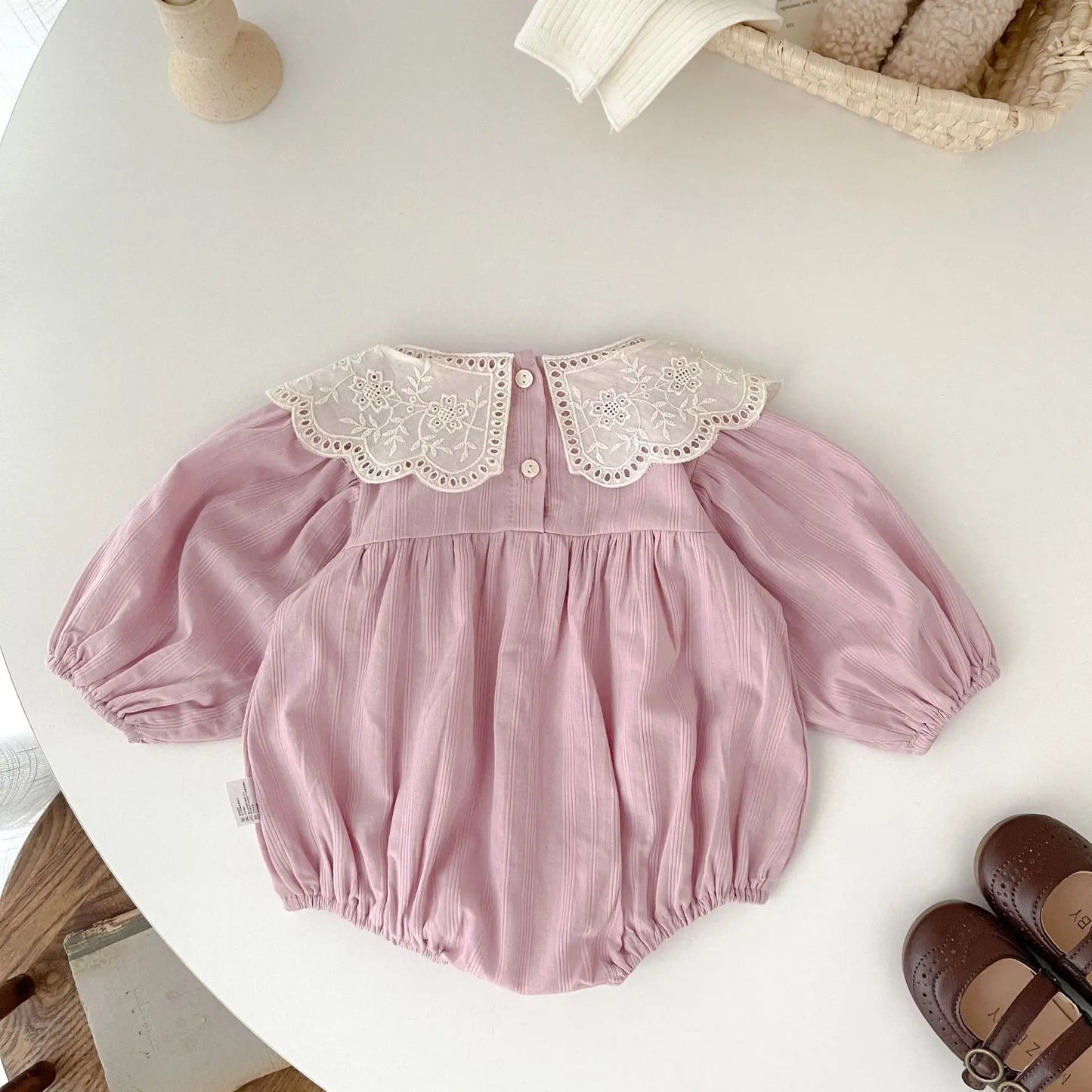 CosmiTots Floral Baby Bodysuit Soft Cotton Comfort