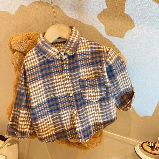 Chemise à carreaux vintage CosmiTots 2-7 ans