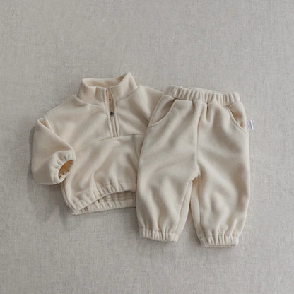 CosmiTots Autumn Fleece Baby Sports Suit