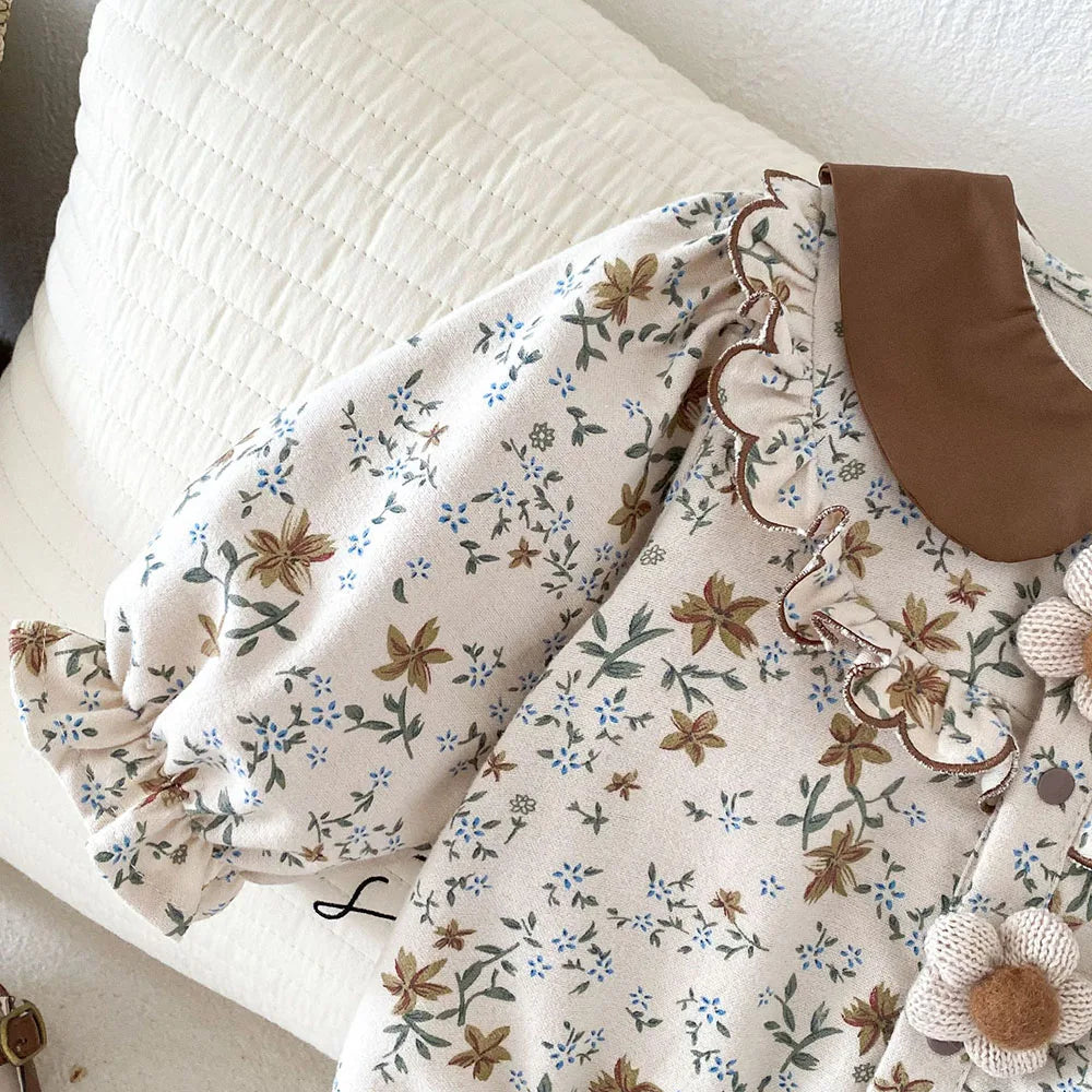 CosmiTots  Autumn Floral Bodysuit