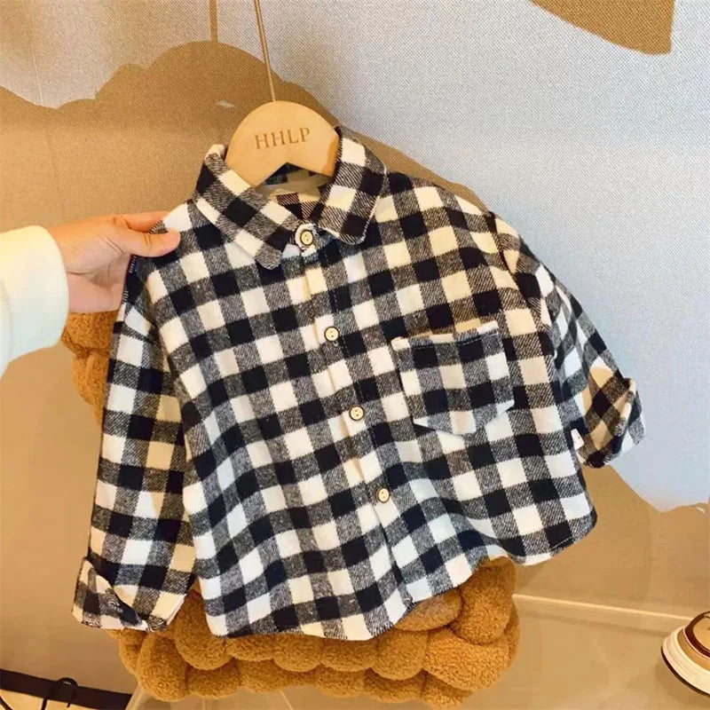 CosmiTots Vintage Plaid Shirt 2-7Y