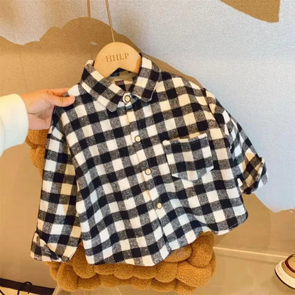 CosmiTots Vintage Plaid Shirt 2-7Y