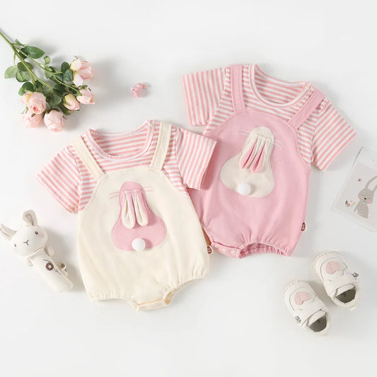 CosmiTots  Summer Bunny Baby Bodysuit