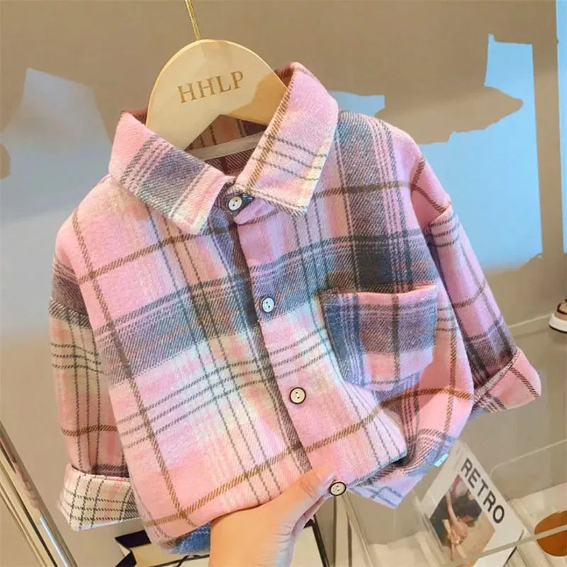 CosmiTots Vintage Plaid Shirt 2-7Y