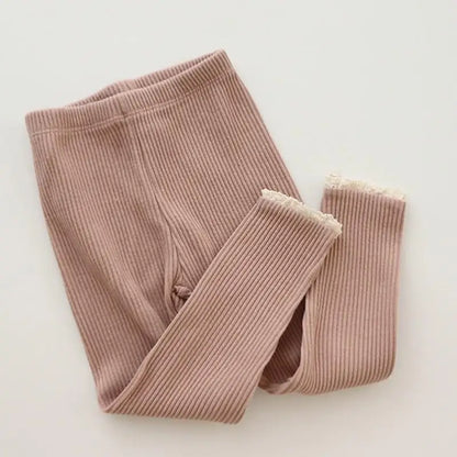 CosmiTots Ribbed Baby Leggings Cozy and Stylish