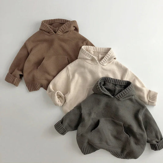 CosmiTots Knit Hoodie for Kids