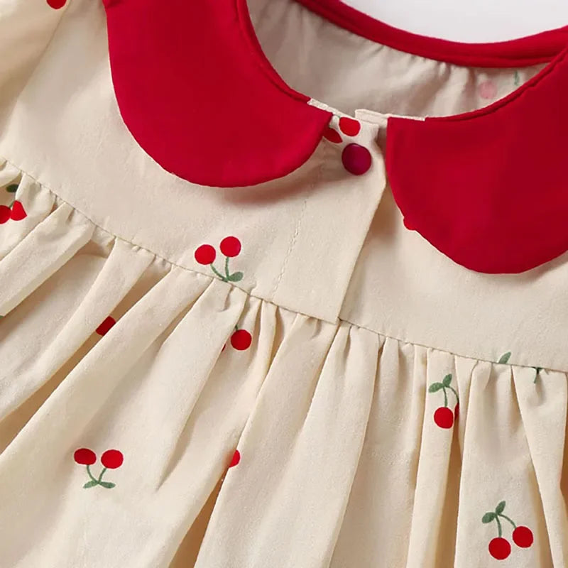 Robe et chapeau pour bébé CosmiTots à imprimé cerises 0-2 ans