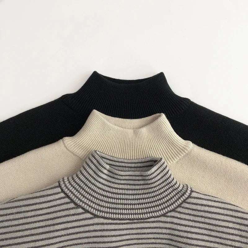 Pull en tricot doublé de fourrure CosmiTots pour enfants