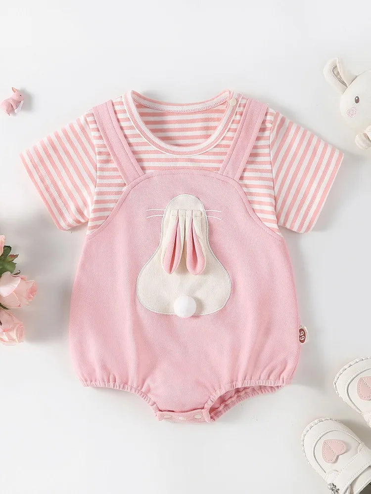 CosmiTots  Summer Bunny Baby Bodysuit