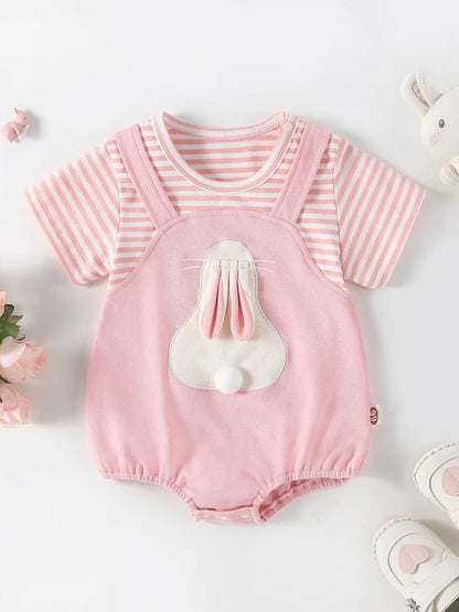 CosmiTots  Summer Bunny Baby Bodysuit