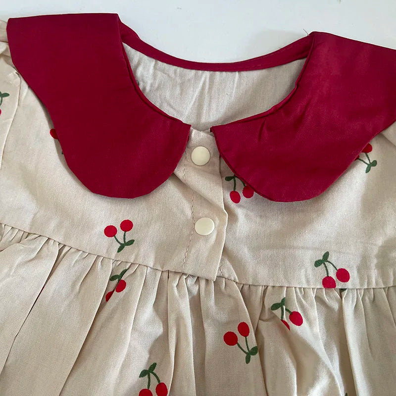 Robe et chapeau pour bébé CosmiTots à imprimé cerises 0-2 ans