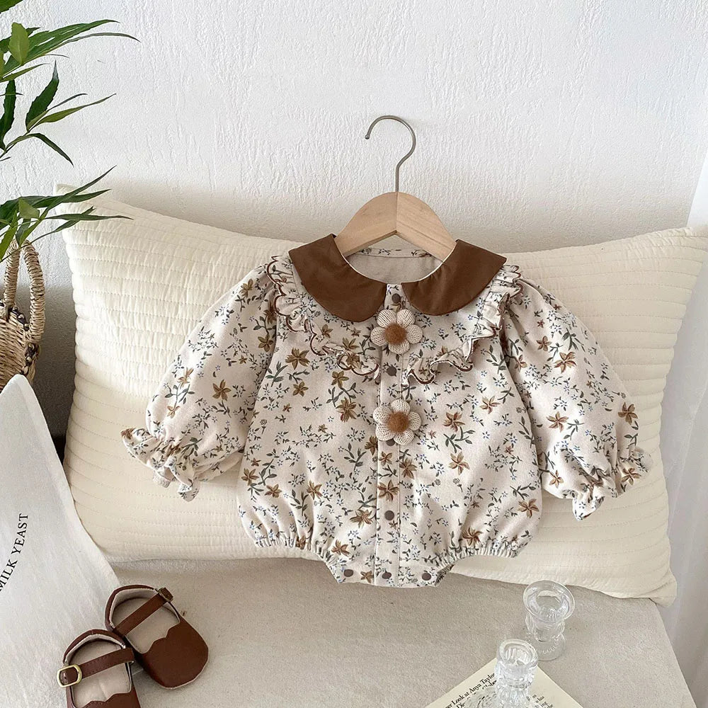 CosmiTots  Autumn Floral Bodysuit