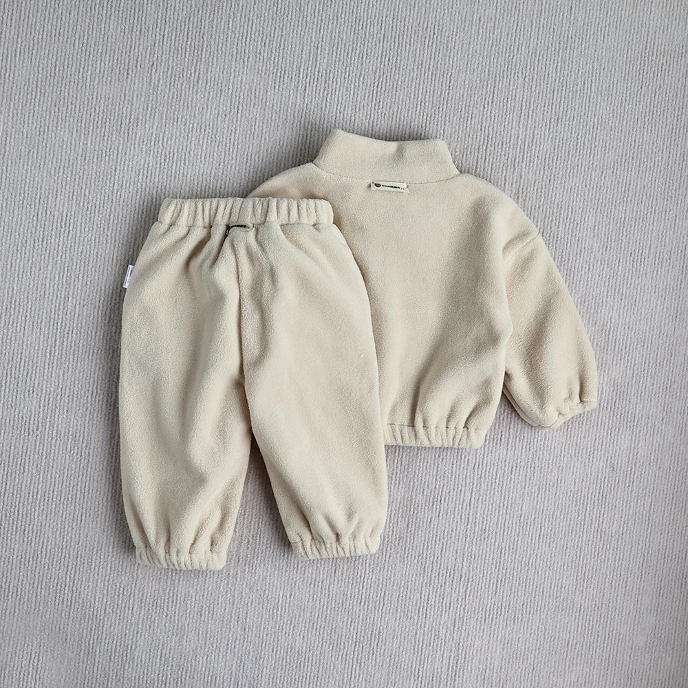 CosmiTots Autumn Fleece Baby Sports Suit