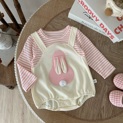 CosmiTots  Summer Bunny Baby Bodysuit